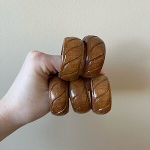 Set of Wooden Napkin Holders